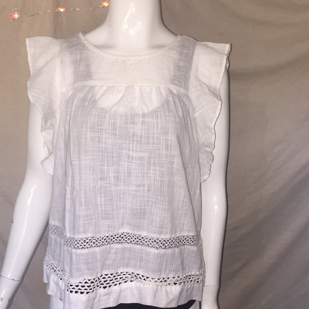 Old Navy white blouse